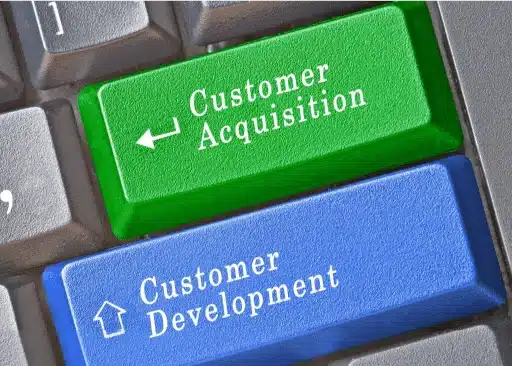 How do MLM companies acquire customers?