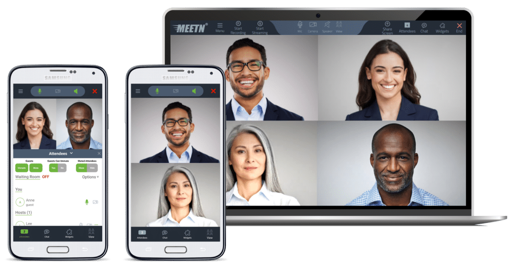 MEETN mobile and pc